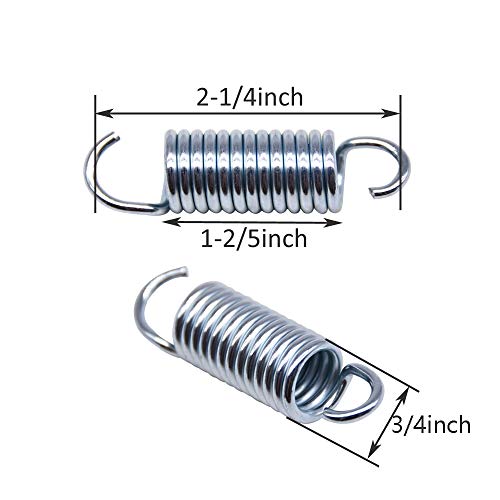 Yoogu 2-1/4 inch Furniture Extension Tension Springs Replacement| 6 PCS - size: 2-1/2 Inch