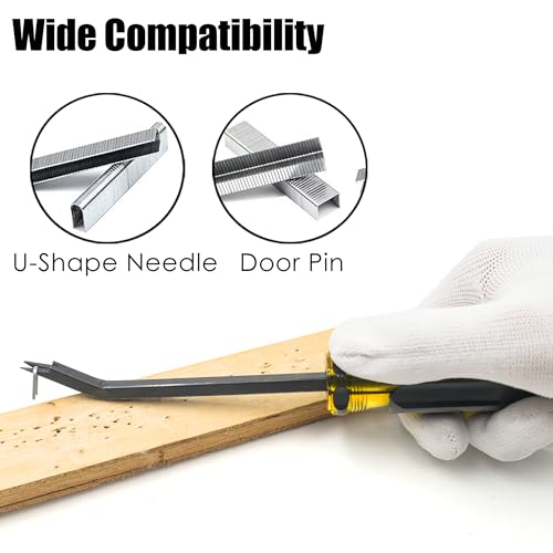 Heavy Duty Staple Remover with Double Pronged Head, 2 Pack