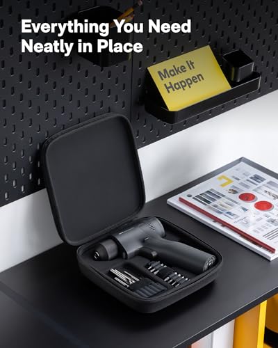HOTO 16V Drill Set, Taladro InaláMbrico, Brushless Power Drilll