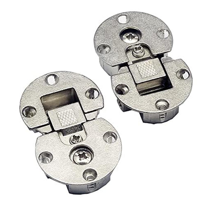 WANLIAN(2 Pieces)-90 Degree Page Turning axis Adjustable Cabinet Door Concealed Hinge Special Table Drop Down Hinge Flush Hinge