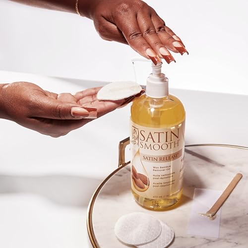 Satin Smooth Release Wax Residue Remover Oil, Post Wax Treatment, 16 oz - size: 16 Fl Oz (Pack of 1)