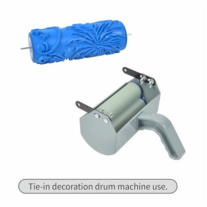 Nichiyo 5'' Texture Rubber Roller DIY Patterned Paint Roller - color: 040Y