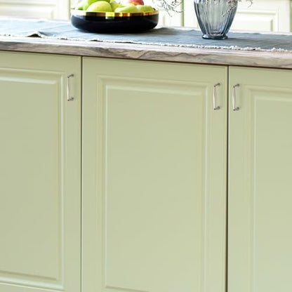 Ravinte Brushed Nickel Cabinet Handles Solid Handles,3 Inch,10 Pack - color: Brushed Nickel, size: 3 Inches Hole Center