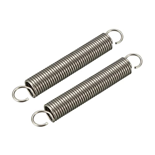 METALLIXITY Extension Spring (1.2x10x70mm/0.047"x0.39"x2.76") 2Pcs, Stainless Steel Tension Spring Wire - for Home Repair Construction Machinery - size: 0.047"x0.39"x2.76"