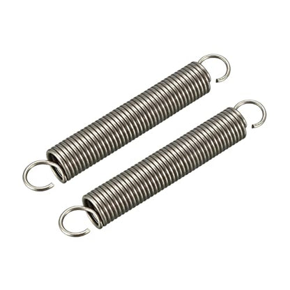 METALLIXITY Extension Spring (1.2x10x70mm/0.047"x0.39"x2.76") 2Pcs, Stainless Steel Tension Spring Wire - for Home Repair Construction Machinery - size: 0.047"x0.39"x2.76"