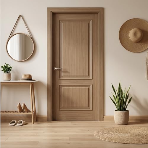 24 Pcs Wall Molding Trim, Unfinished Fluted Wooden Panel Decorative Wood Trim Molding for DIY Home Improvement, Furniture, Cabinet, Door, and Table Accent (15.8" x 0.9" x 0.3")