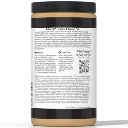 Retique It Furniture and Cabinet Paint - Paint for Cabinets, Dressers, Tables, Doors and DIY Home Decor Projects, Sugar Pine, 32 oz