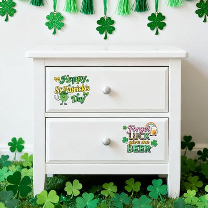 Peacoblue St. Patrick's Words Rub On Transfers for Craft, Transfer Sticker - style: St. Patrick'S Day Art Words