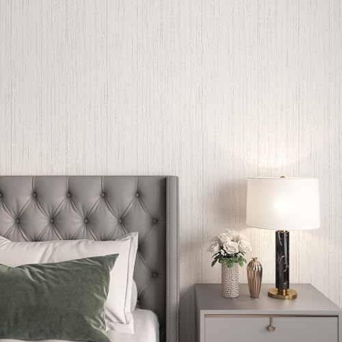 Livelynine Taupe Grasscloth Peel and Stick Wallpaper Textured Neutral Faux Grasscloth Contact Paper 15.8X78.8 Beige Grey Removable Grass Cloth Wallpaper Rolls for Walls Bathroom RV Camper Prepasted - size: 15.8" x 78.8"