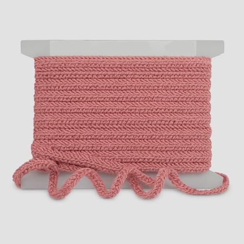 Gimp/Woven Braid Trim by The Yard (Pink Blush) - color: Pink Blush