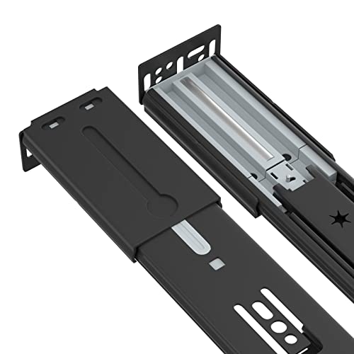 LONTAN Black Rear Mounting Brackets for 1.77 Inch 45mm Slides (10 Pairs) - color: Black, size: 1.77 Inch - Mounting Bracket