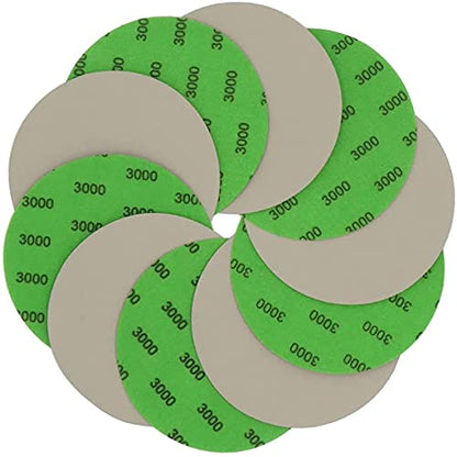 VIBRATITE 3000 Grit 5 Inch Hook & Loop Sanding Discs, 70PCS - size: 5 Inch (3000 Grit)