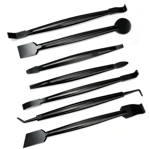 Car Wrapping Vinyl Tool Kit Window Film Tint Tools Kit with Car Edge Wrap Squeegee, Vinyl Felt Squeegee, 9mm Utility Knife with 10pcs Blades, and Safety Cutter
