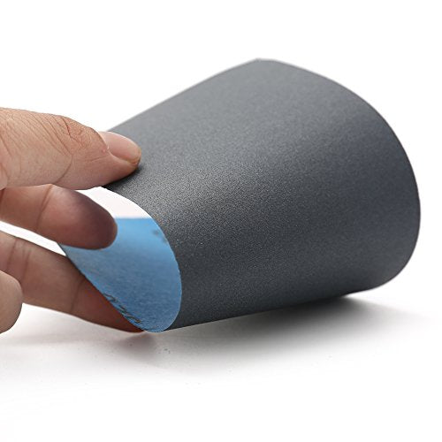 LotFancy 320 Grit Sandpaper, 45PCS, 9 x 3.6 Dry Wet Sand Paper, Silicon Carbide Sanding Sheet for Metal Automotive Wood Furniture Sanding, Polishing, Finishing - size: 320Grit
