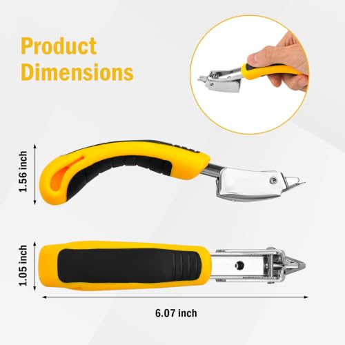 Heavy Duty Staple Remover, Upholstery Staple Puller Lifter Tool for Carpet