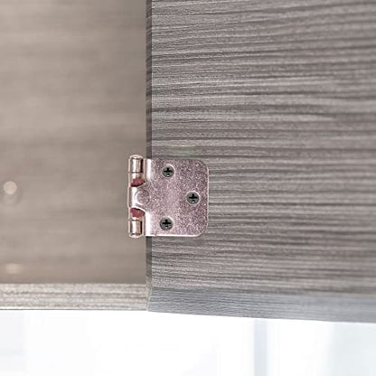 Design House Cabinet Overlay Hinge, Satin Nickel - color: Satin Nickel