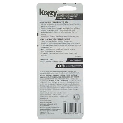 Krazy Glue All Purpose Super Glue Gel with Precision Tip (2g Tube) - size: 1 Count