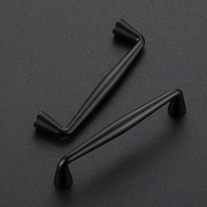 Ravinte Matte Black Cabinet Handles Solid Handles,3-1/2 Inch,10 Pack - color: Matte Black, size: 3-1/2 Inches Hole Center