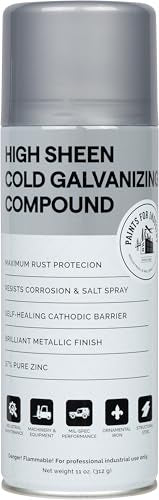 1 Can Aerosol Spray (High Sheen Cold Galvanized) 9-S-7254 - color: High Sheen Cold Galvanizing, size: 11 Fl Oz (Pack of 1)