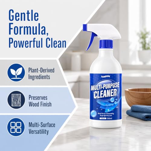 Multi-Surface Wood Cleaner Spray - Kitchen Cabinet Cleaner 500ml