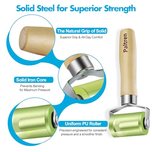 Seam Roller with Dual Ball Bearings, Automotive Sound Deadening Roller