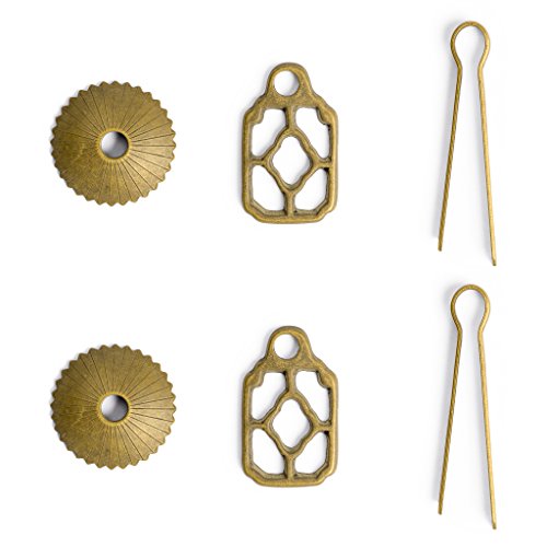 Hardware Philosophy HP Flower Box Brass Pulls, 2-Pack, 2.1 in