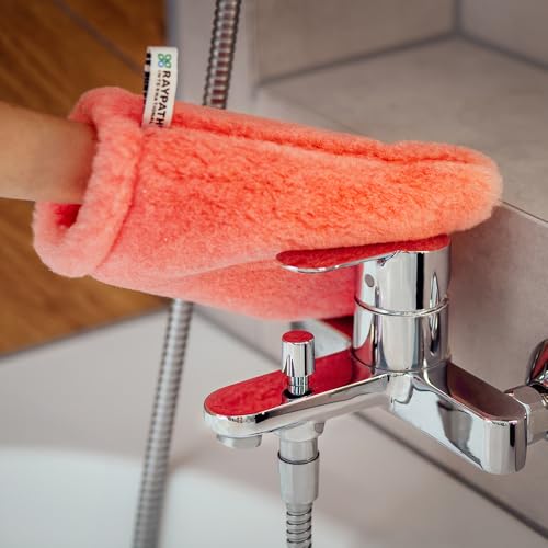 Pink Glove – Dry Cleaning Dust Removal, Antistatic, and Polishing Glove for Furniture, Electronics, Cars, Plants, and Pet Hair