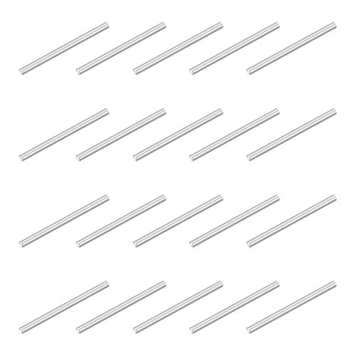 uxcell 120Pcs M1x15mm 304 Stainless Steel Dowel Pin, Cylindrical Shelf Support Peg Pin Parallel Pin Fastener for Mechanical Manufacturing, Industry, Furniture Installation, Silver - size: M1x15mm