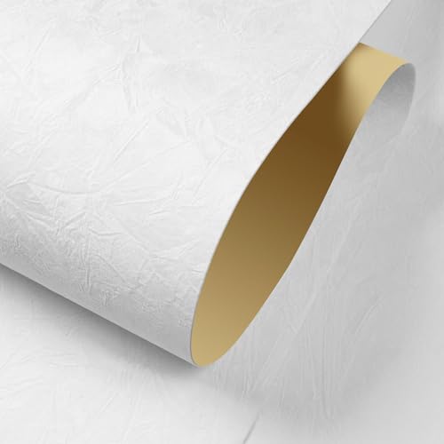 ReWallpaper 30inX16.5ft White Wallpaper Peel and Stick Luxury Velvet Textured Wallpaper for Walls Self Adhesive Soft Velvet Flocking Contact Paper Removable Wall Covering Living Room Bedroom Kitchen - color: White Velvet, size: 30in x 16.5ft