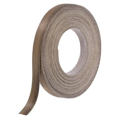 uxcell 0.6" x49 ft Veneer Edge Banding, Pre-Glued Iron on, Black Walnut - color: Black Walnut, size: 0.6" x 49 ft