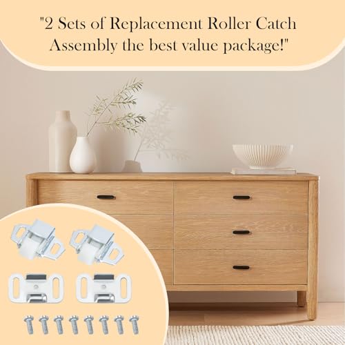 2 Pack Mailbox Replacement Roller Catch Assembly