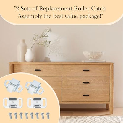 2 Pack Mailbox Replacement Roller Catch Assembly