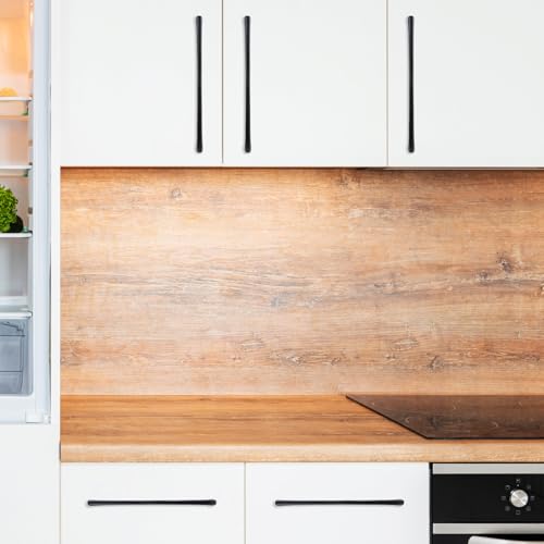 COTYKILEY 10 Pack 10 Inch(254mm) Matte Black Kitchen Cabinet Handles Cabinet Pulls Cabinet Door Handles Kitchen Cabinet Hardware Cupboard Drawer Pulls - color: Matte Black, size: 10" Hole Center（254MM）