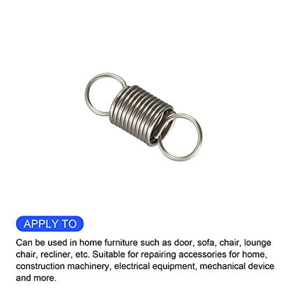 METALLIXITY Extension Spring (0.5x5x15mm/0.02"x0.2"x0.59") 15Pcs, Stainless Steel Tension Spring Wire - for Home Repair Construction Machinery - size: 0.02"x0.2"x0.59"