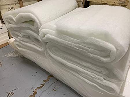 Galaxy Supply Inc. Bonded Dacron Upholstery Grade Polyester Batting, 1/2" x30"x 15 Yards. Note: 1/2" Thickness Before the Vacuum Handing.