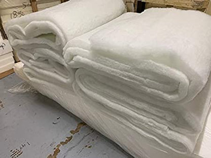 Galaxy Supply Inc. Bonded Dacron Upholstery Grade Polyester Batting, 1/2" x30"x 15 Yards. Note: 1/2" Thickness Before the Vacuum Handing.