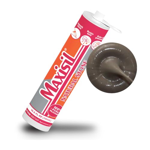 Maxisil Natural Stone Silicone Sealant 10.4 oz - N28 Havana, RDX1001HAV - color: N28 Havana