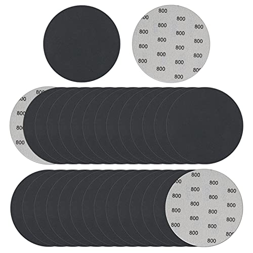 VIBRATITE 800 Grit 5 Inch Hook & Loop Sanding Discs, 70PCS - size: 5 Inch (800 Grit)