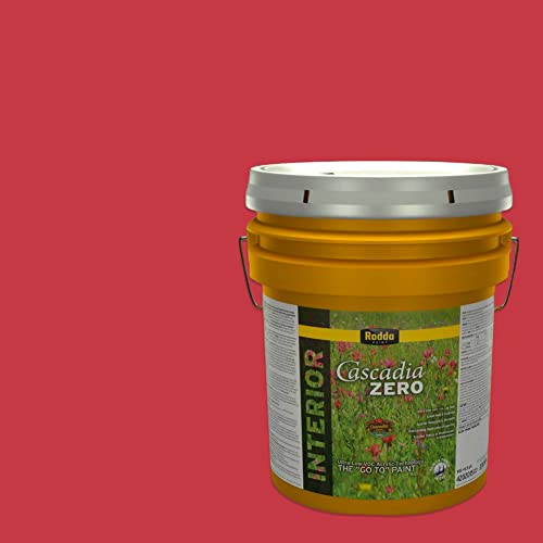 Rodda Paint CASCADIA ZERO Interior Semi-Gloss Paint & Primer in One, 5-Gallon, Movie Star - color: Movie Star, size: 640 Fl Oz (Pack of 1)