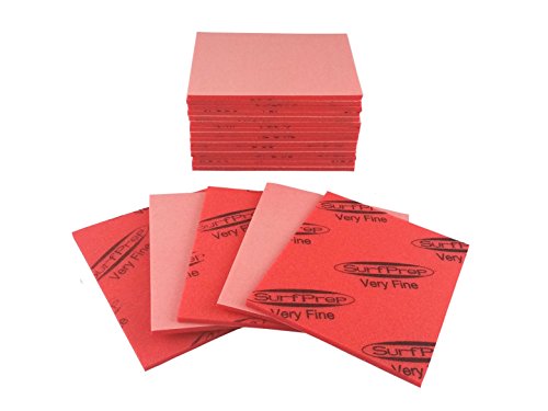 5-1/2 x 4-1/4 x 3/16 Inch Sanding Sponges, Very Fine 320-400 Grit Sponge Sanding Pads with Aluminum Oxide Side, 10 Pack Flexible Contour Sand Sponge for Wood, Auto Paint, Plastics & Metal Sander - color: 320 Grit, size: 10 Pack