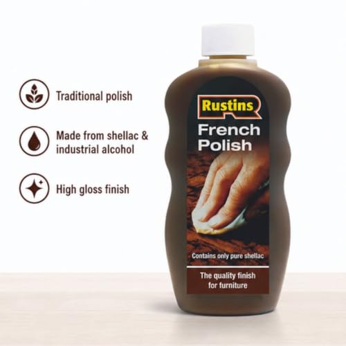 Rustins French Polish Pure Shellac Quality Finish for Furniture 300ml - size: 300ml