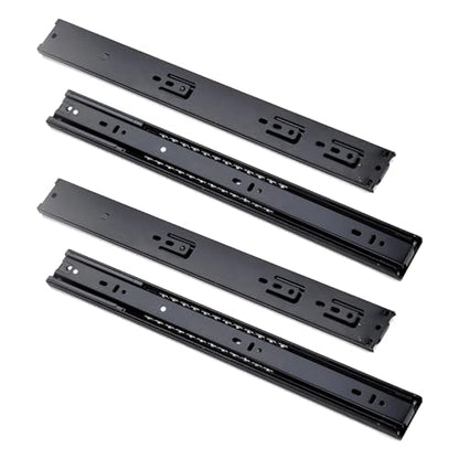 2 Pairs Soft Close Drawer Slides 20 inch Full Extension Heavy Duty Drawer Slides Ball Bearing Metal Drawer Runners Rails Track - size: 20 in.