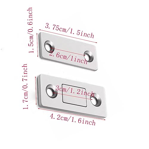 4pcs Cabinet Magnet Magnetic Door Catch Cabinet Magnetic Catch Door Magnet Magnetic Lock Monkey Magnets Cabinet Magnets for Drawer Closet Door Magnetic Touch