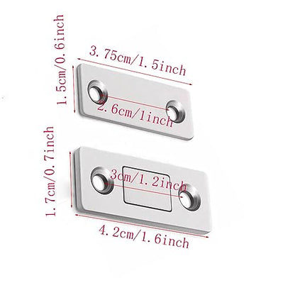 4pcs Cabinet Magnet Magnetic Door Catch Cabinet Magnetic Catch Door Magnet Magnetic Lock Monkey Magnets Cabinet Magnets for Drawer Closet Door Magnetic Touch