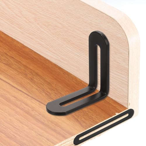 uxcell 8Pcs Adjustable Flat Mending Plate Support with Slot, 6.1 x 0.75 Inch Stainless Steel Slotted Straight Brace Brackets for Wooden Furniture, Black - size: 6.1 x 0.75 Inch