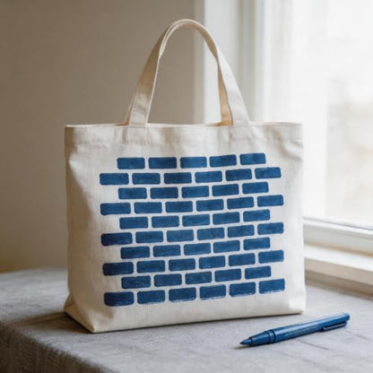 TIAMECH A4 Reusable Brick Wall Stencil for Painting - color: Brick Wall