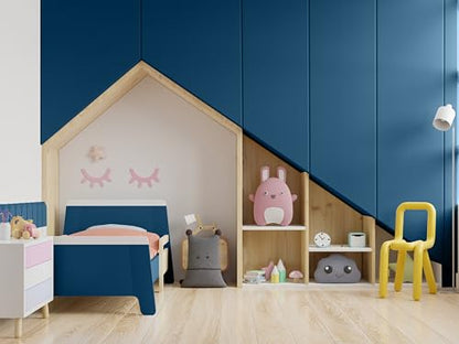 CHALK IT! All-in-One Multi-Surface Chalk Paint for Furniture & Cabinets - No Sanding, No Primer, Built-In Top Coat Water-Based, Low-Odor, Fast-Drying, Matte Finish (Navy Blue) - color: Navy Blue