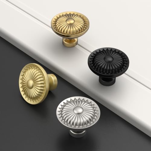 10 Pack Brushed Satin Nickel Cabinet Knobs, Nickel Kitchen Knobs - color: Brushed Satin Nickel, size: knob