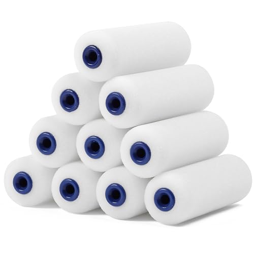 Bates- Foam Paint Roller Covers, 10 Pack, 4 Inch, High Density Foam Covers