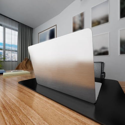 VEELIKE Stainless Steel Contact Paper Large Size 15.74x354.33 inches Wallpaper Peel and Stick Removable Temporary Adhesive Wall Paper for Dishwasher Refrigerator Washing Machine Metal Furniture - size: 15.7" x 354.3"